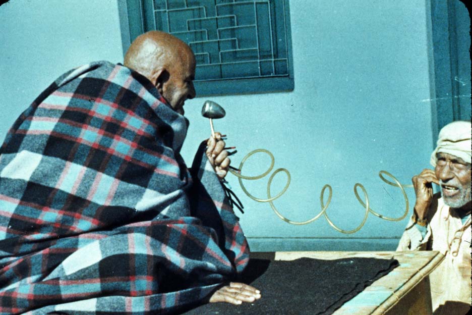 Maharajji with Telephone Baba